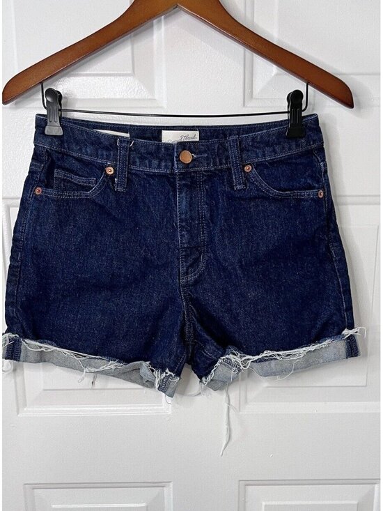 Universal Thread Pants - Universal Thread Dark Blue Jean Shorts